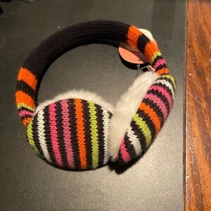 Kohl's Colorful Striped Earmuffs